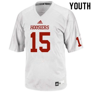 Youth Indiana Hoosiers Zach Merrill #15 Player White Jersey 566414-575